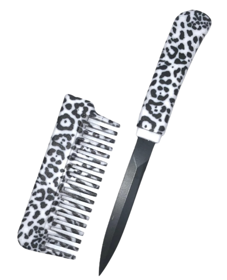 Leopard Comb Knife