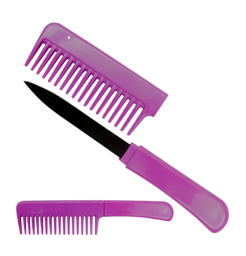 Purple Comb Knife
