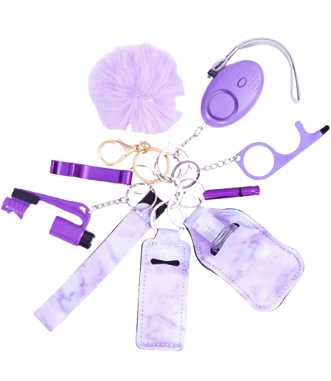 Kids Keychain ( Purple )